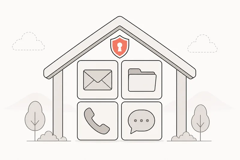 Illustration d'un système d'information souverain : briques logicielles open source assemblées en une infrastructure cohérente